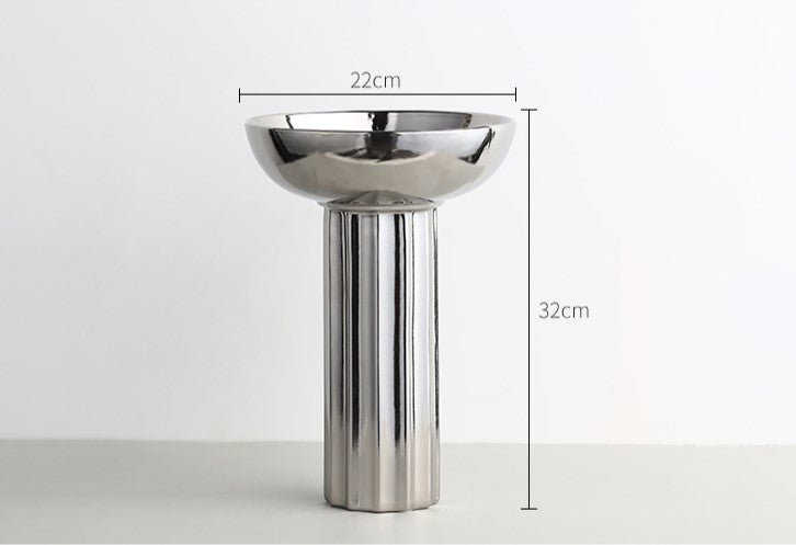 Modern Metallic Vases – Sculptural Decor with Contemporary Charm - Davinci Flower