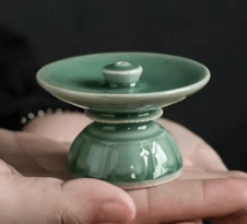 FLL Celadon Auspicious Cloud Incense Holder - Davinci Flower