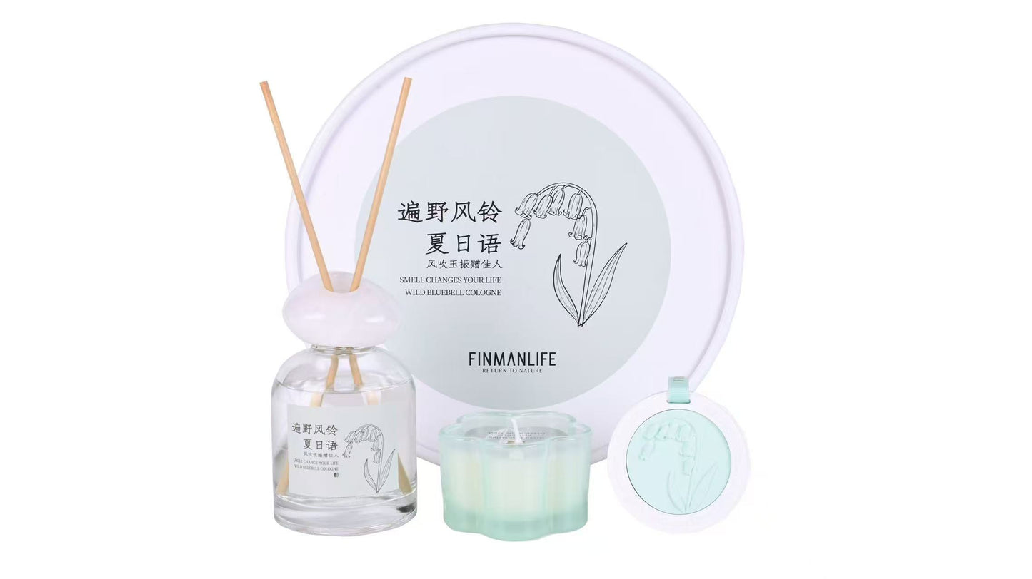 Elegant Cedarwood Aromatherapy Nature Gift Set - Davinci Flower