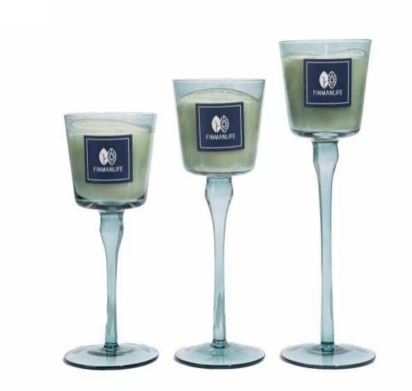 Golden Elegance Candle Trio – Illuminate Your Space - Davinci Flower