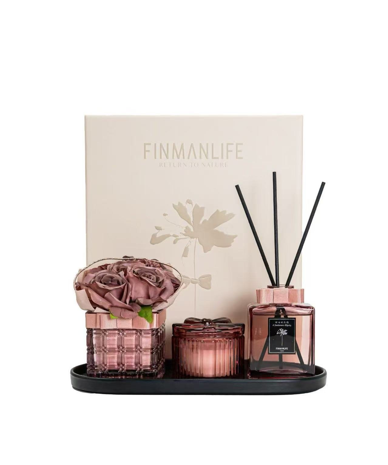 Luxury Aromatherapy Gift Set – Finmanlife Home Fragrance - Davinci Flower