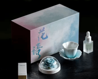 QZT Floral Fragrance Gift – Blue - Davinci Flower