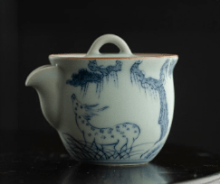 MDSP Asian Green Deer Pot No. 4 - Davinci Flower