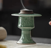 FLL Celadon Travel Burner - Davinci Flower