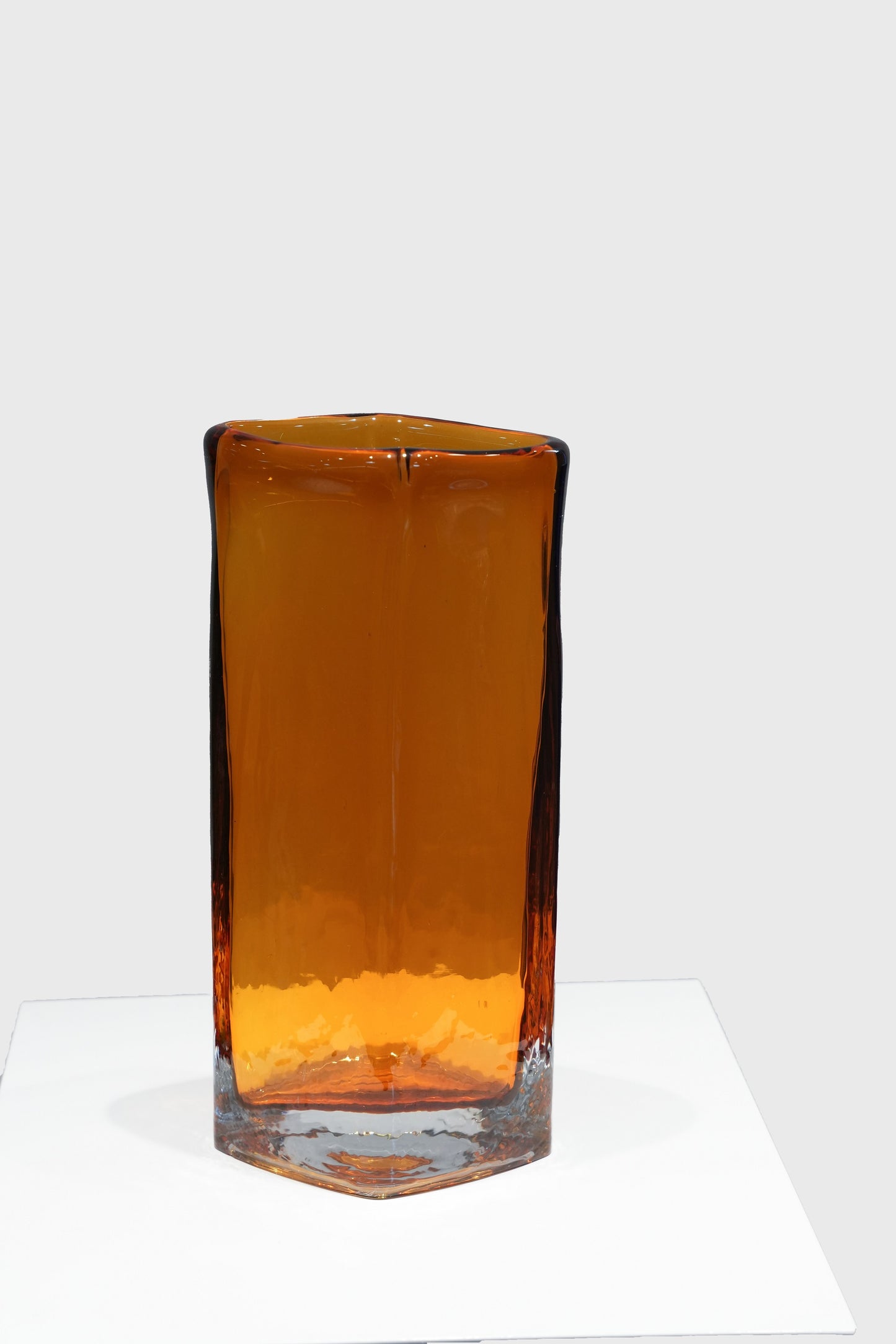 Heavy Flat Square-Mouth Glass Vase - Davinci Flower