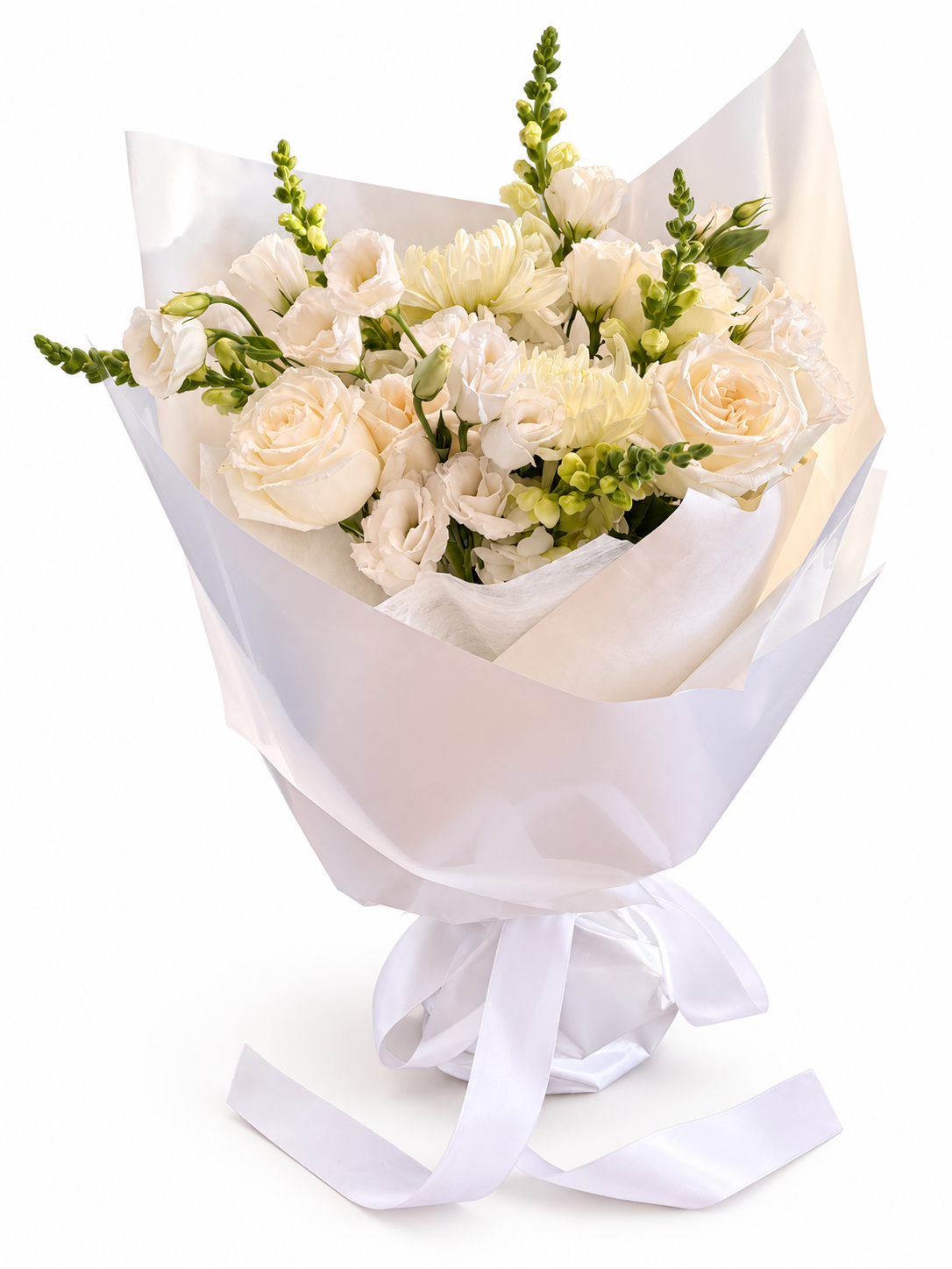 White Sympathy Bouquet