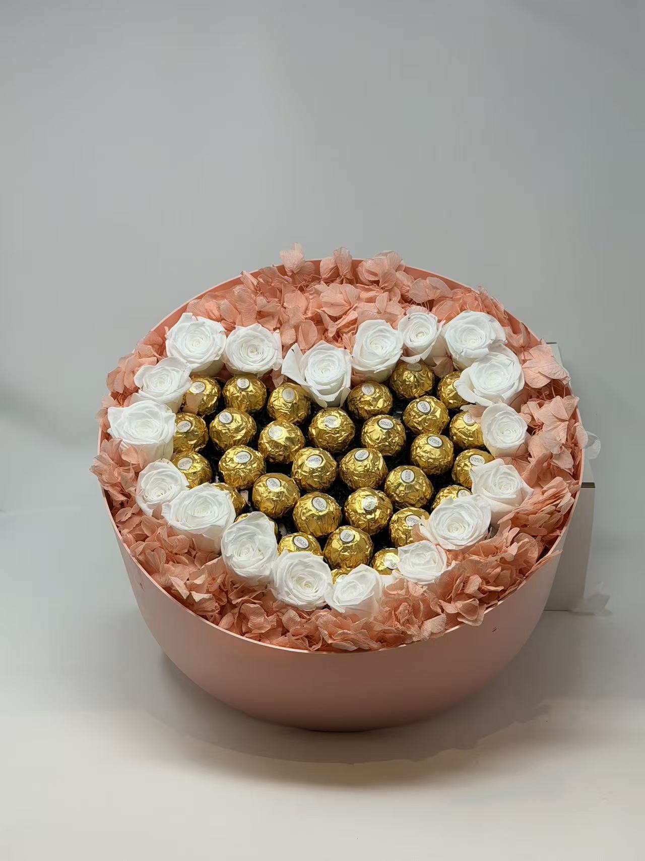 Preserve Flower With Chocolate Box