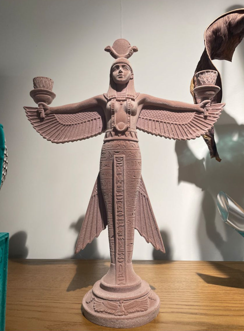 Resin Flocked Egyptian Pharaoh