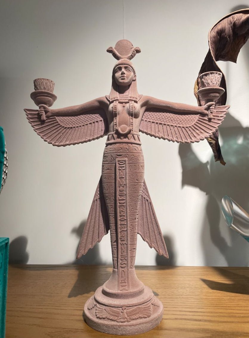 Resin Flocked Egyptian Pharaoh