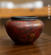 TL Old Iron Lacquered Waste Water Bowl 12128.5 - Davinci Flower