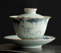 MDSP Asian Green Gaiwan - Davinci Flower