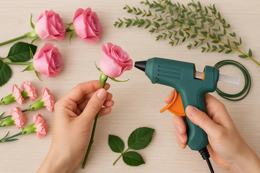 What Is a Glue Gun Used for in Floral Design