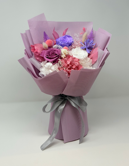 Preserved Mini Bouquet-Lavender