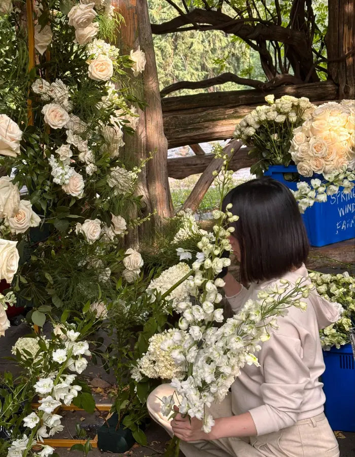 wedding floral design by DaVinci Flower in Plainview NY