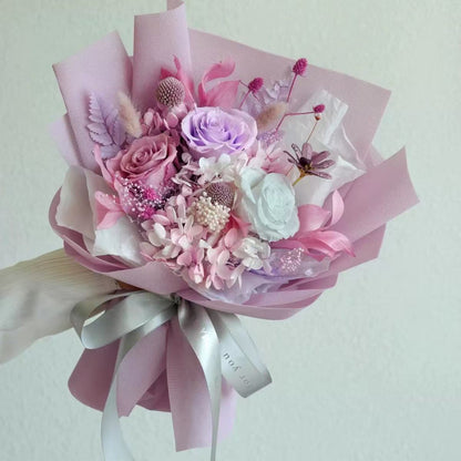 Preserved Mini Bouquet-Lavender