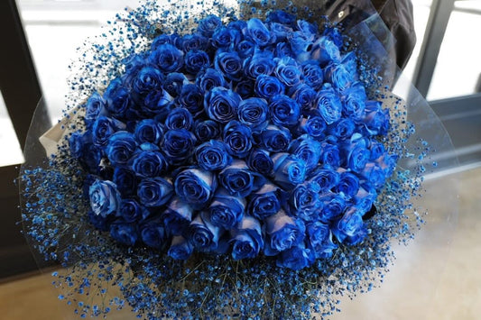 Blue Rose Bouquet