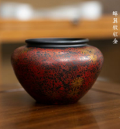 TL Old Iron Lacquered Waste Water Bowl 12128.5