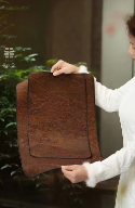 ZS Xiangyun Silk Peace Bamboo Edge Tea Mat 3665
