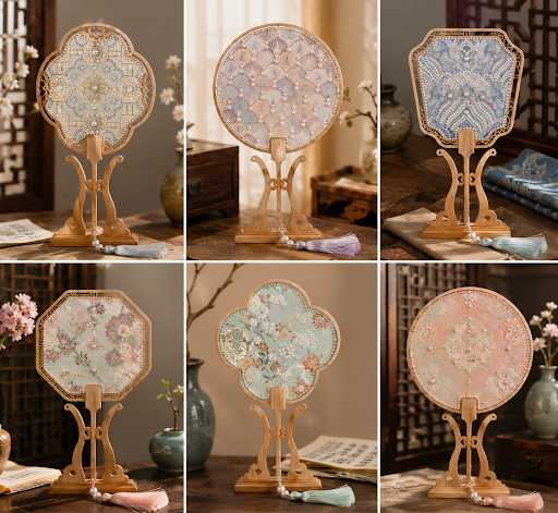 Song Brocade Pearl Fan Workshop